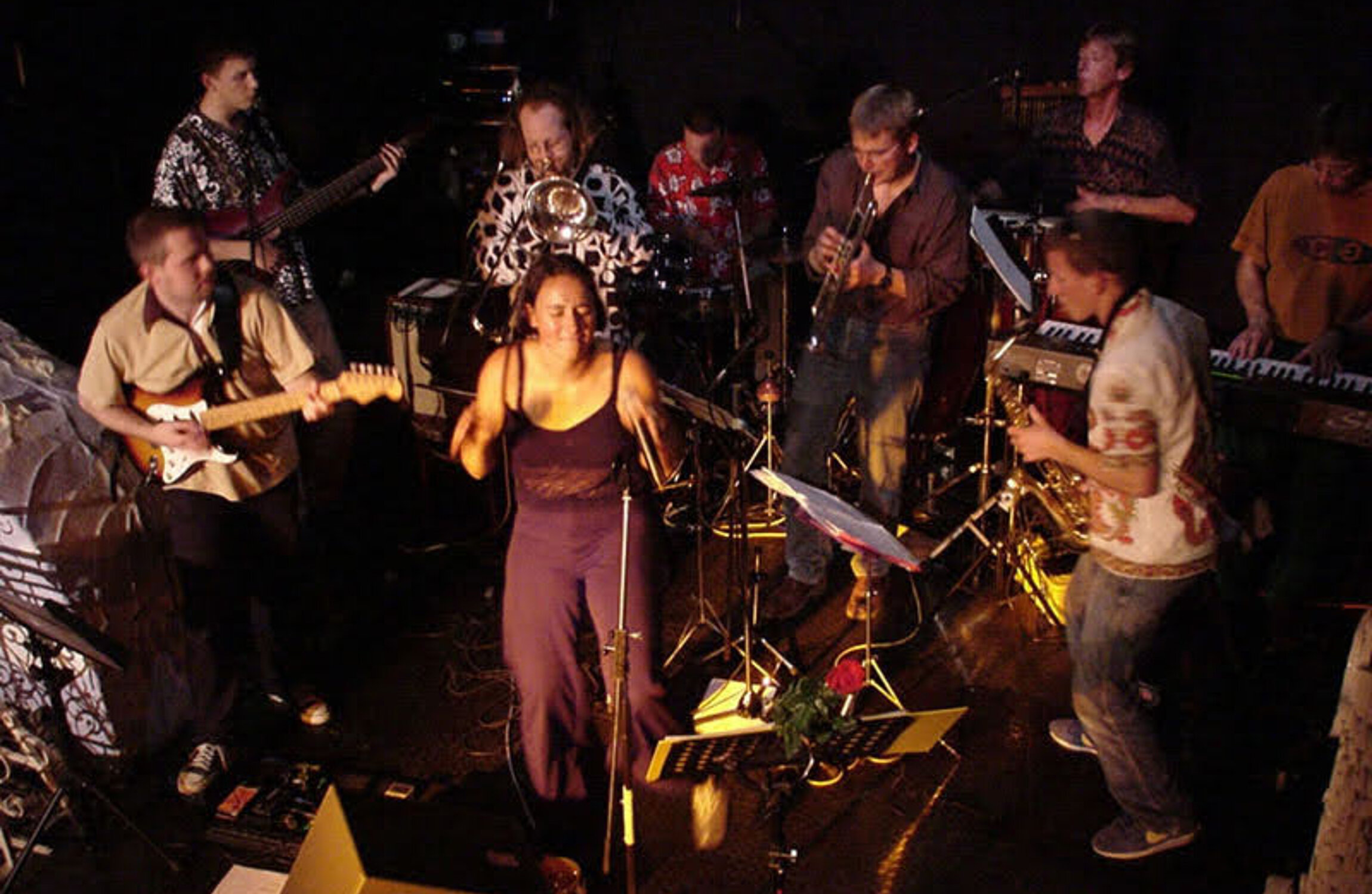 Steffi Lais mit Band
